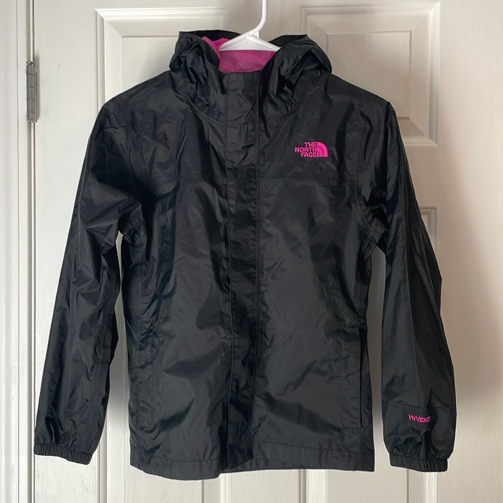 The North Face girls 10/12 light rain jacket/wind breaker